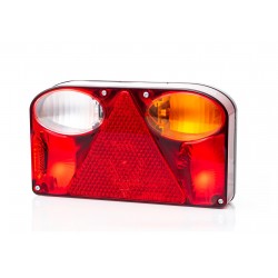 Rear lamp with a triangle...