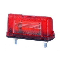 Number plate lamp MD21 red