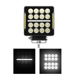 Work lamp square 16xLED +...