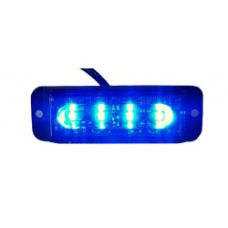 Strobo 4 LED blue lamp  ECE...