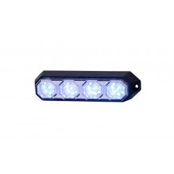 Blitzlampe 4 LED 12 / 24V blau